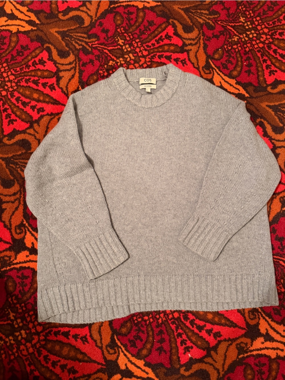 COS Chunky Cashmere Crew Neck Sweater